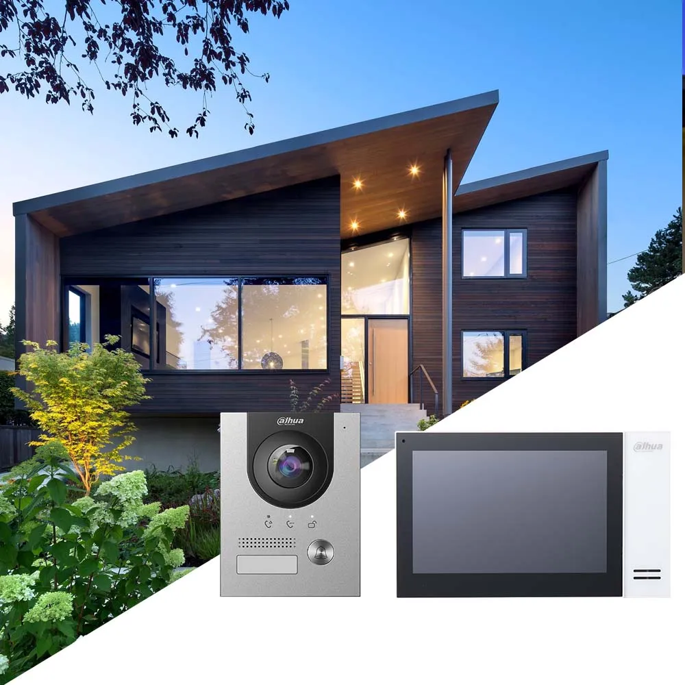 Modern residential intercom system with video and audio for enhanced home security in Perth